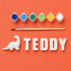 DINO + PERSONALISED NAME KIT