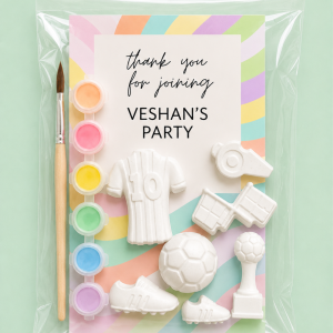 PARTY FAVOUR PLASTER ART - 30 KITS
